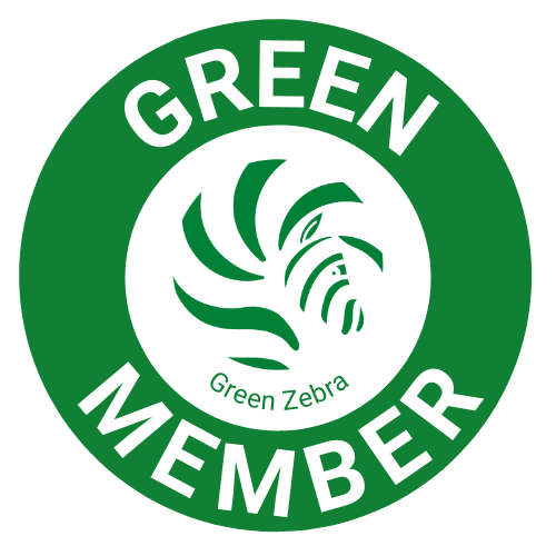 Green Zebra Blue Membership Badge